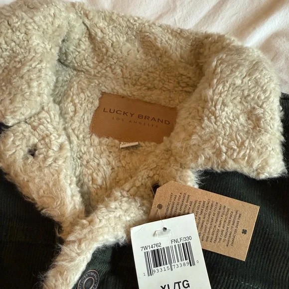 Lucky brand sherpa lined trucker jacket - Picture 4 of 6